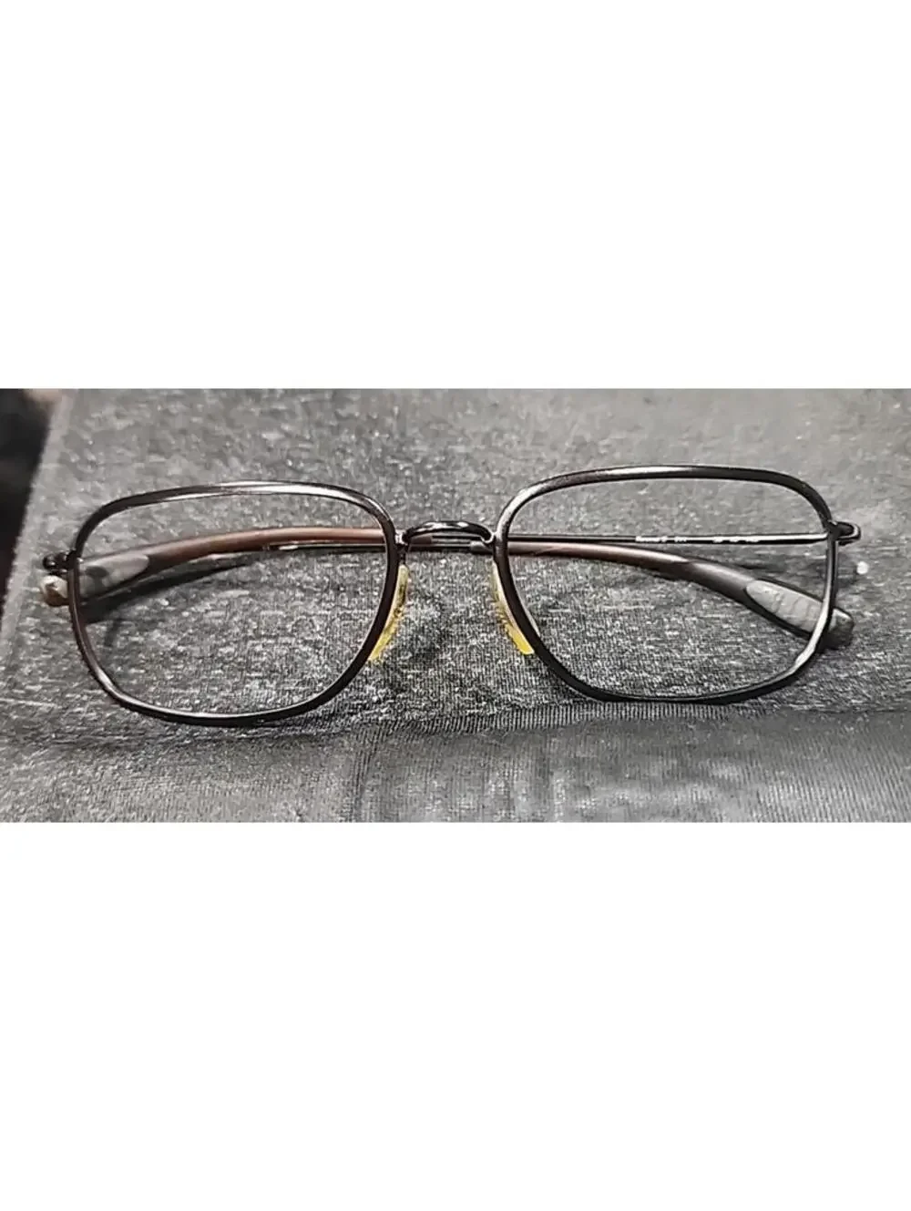 NIKE Reveal II 211 Brown Metal Rectangle Sunglasses Frame 56-18 145 Japan